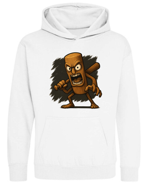 Kapucnis belebújós gyerek pulóver