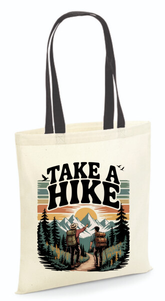 Vászontáska - színes fülű 