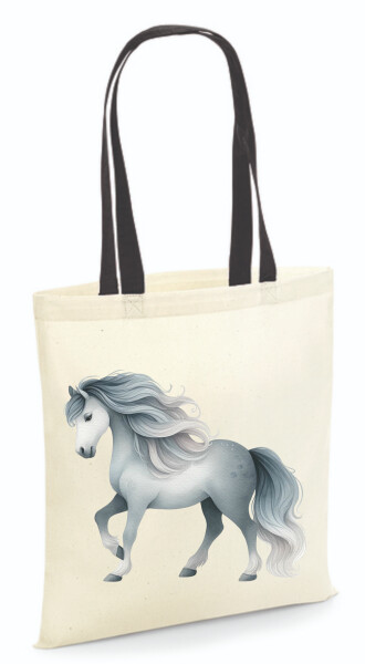 Vászontáska - színes fülű 