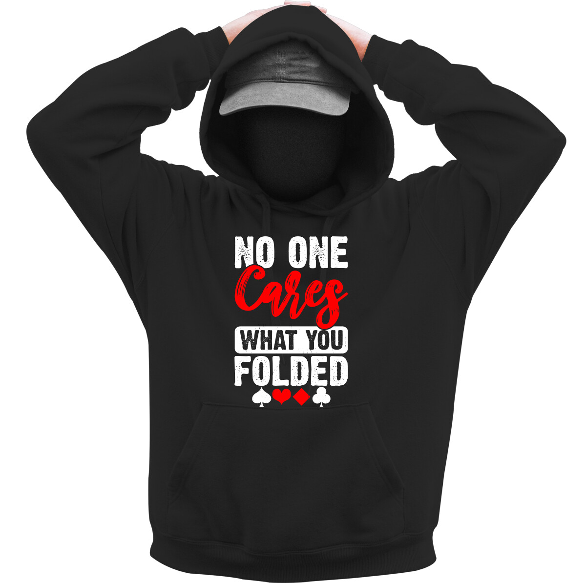 Kapucnis belebújós pulóver