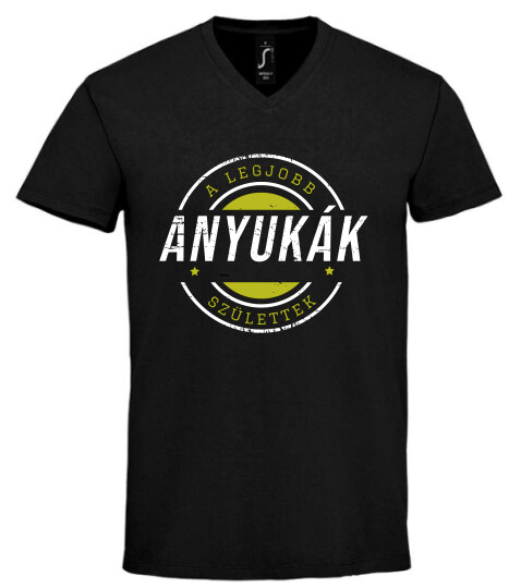 Unisex V nyakú póló