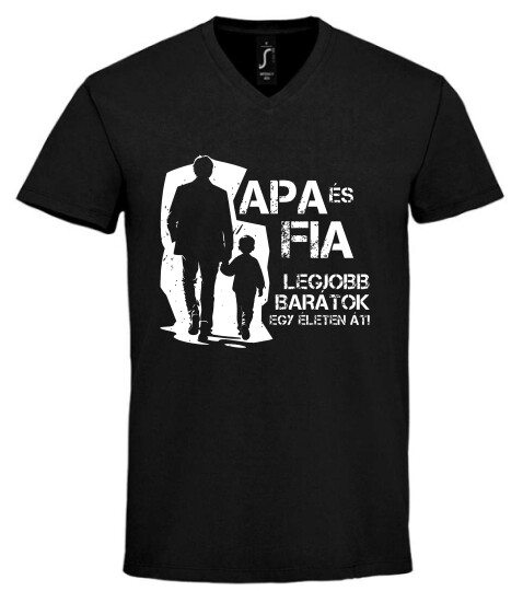 Unisex V nyakú póló