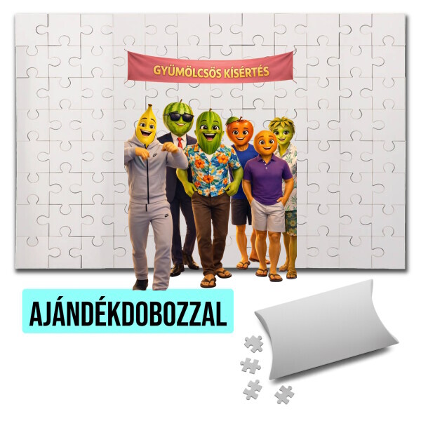 Puzzle - kirakó ajándékdobozzal