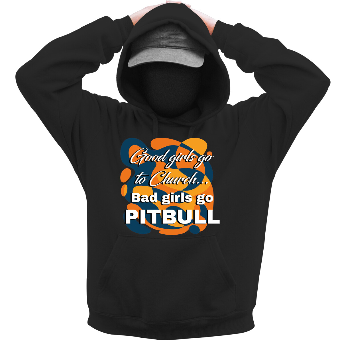 Kapucnis belebújós pulóver