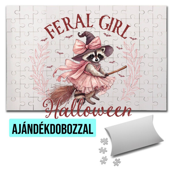 Puzzle - kirakó ajándékdobozzal