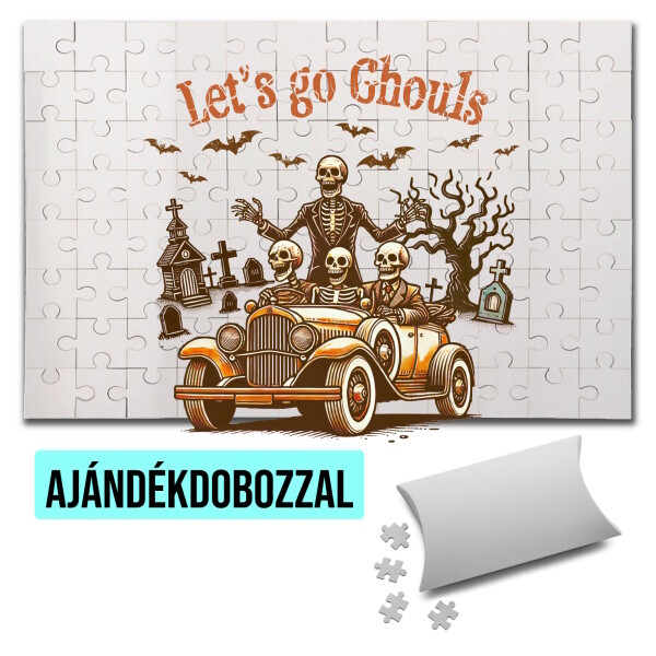 Puzzle - kirakó ajándékdobozzal