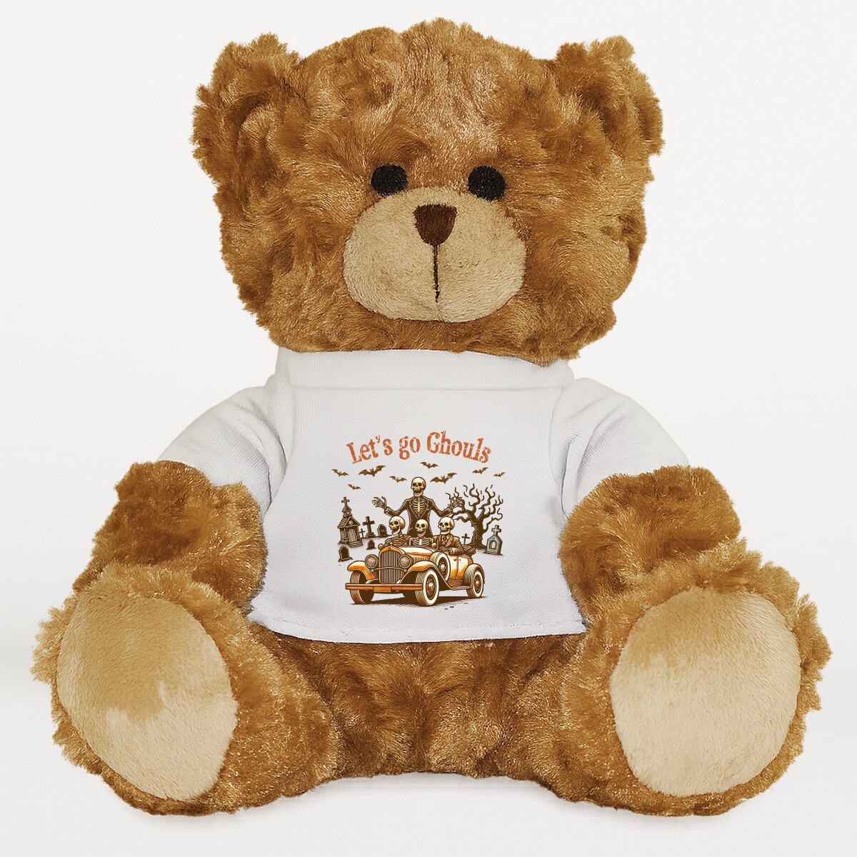 Plüssmaci egyedi pólóval