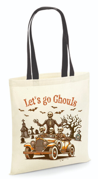 Vászontáska - színes fülű 