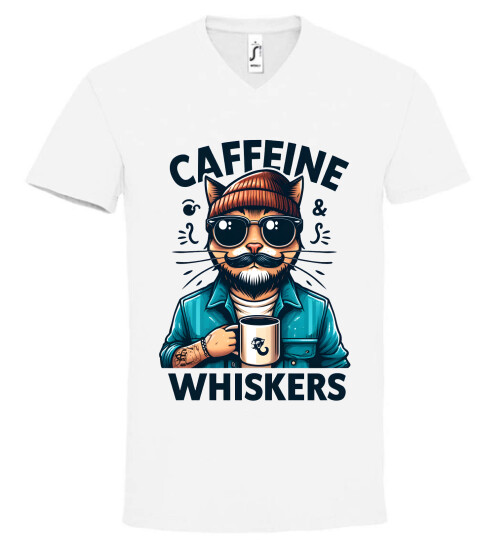 Unisex V nyakú póló