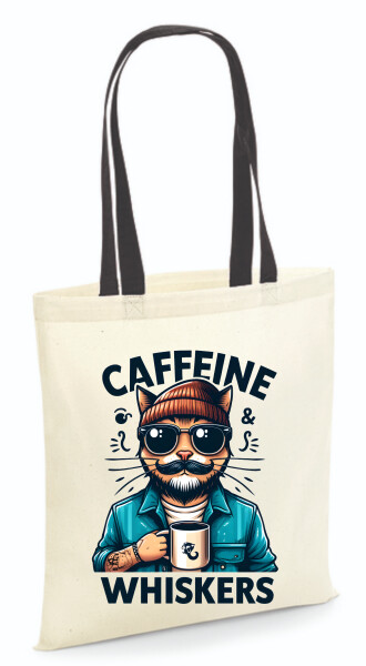 Vászontáska - színes fülű 