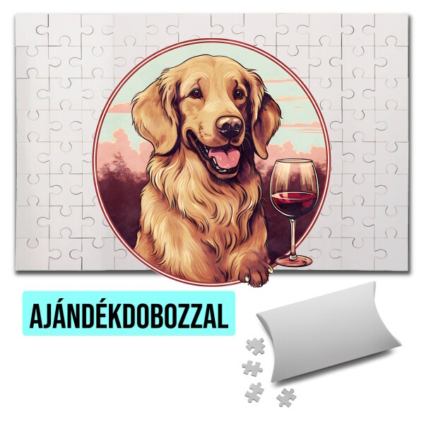 Puzzle - kirakó ajándékdobozzal