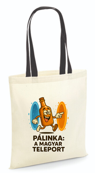 Vászontáska - színes fülű 