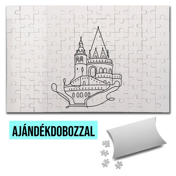 Puzzle - kirakó ajándékdobozzal