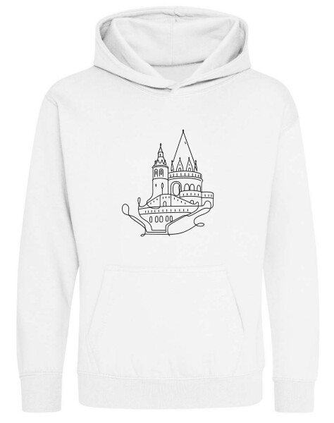 Kapucnis belebújós gyerek pulóver