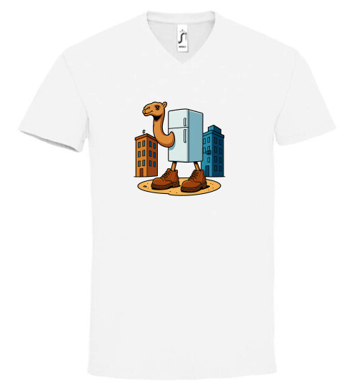 Unisex V nyakú póló