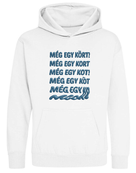 Kapucnis belebújós gyerek pulóver