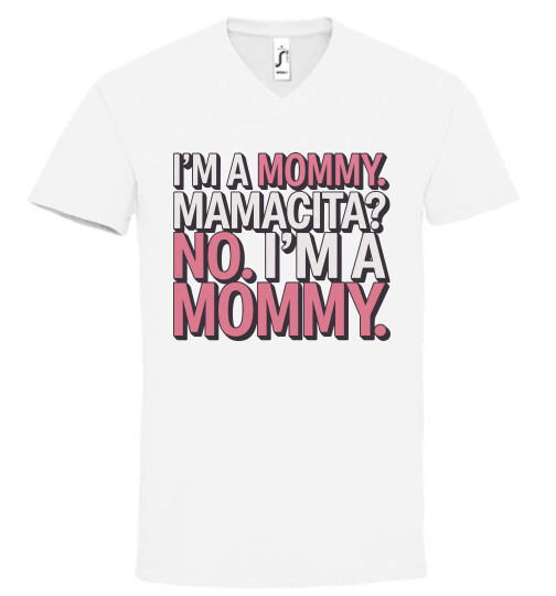 Unisex V nyakú póló