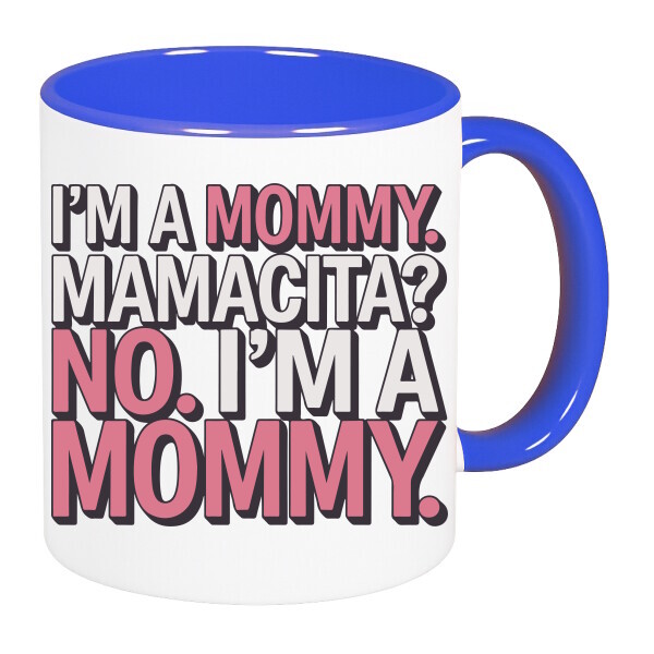 Színes fülű és belsejű bögre