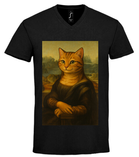 Unisex V nyakú póló