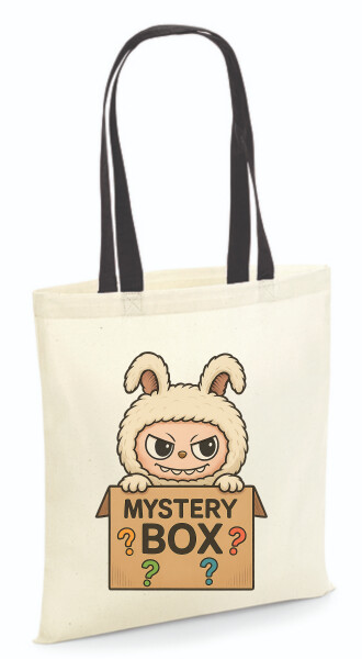 Vászontáska - színes fülű 