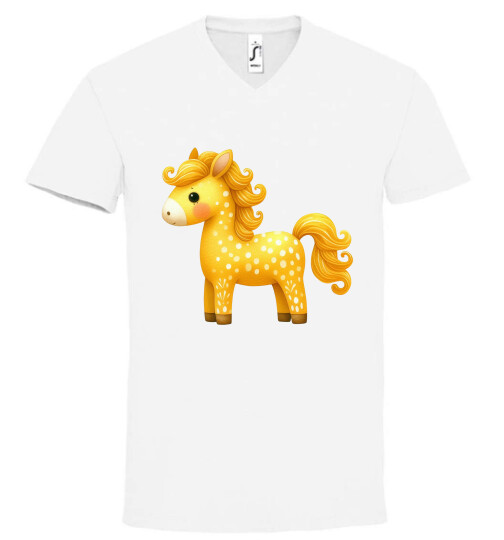 Unisex V nyakú póló