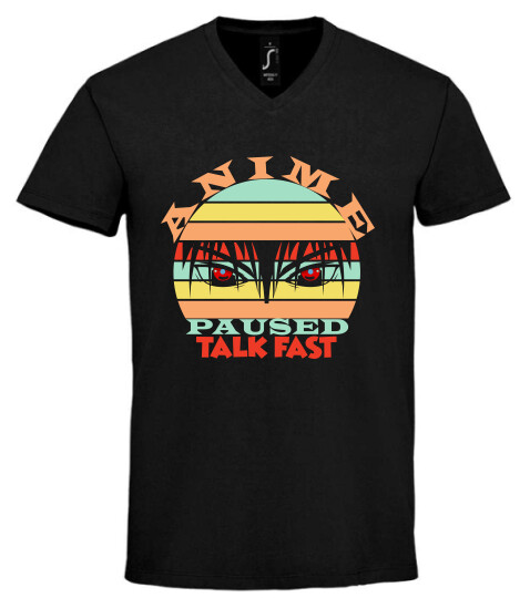 Unisex V nyakú póló