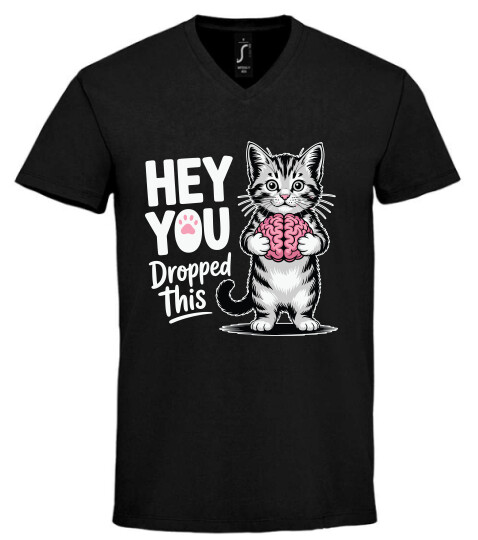 Unisex V nyakú póló