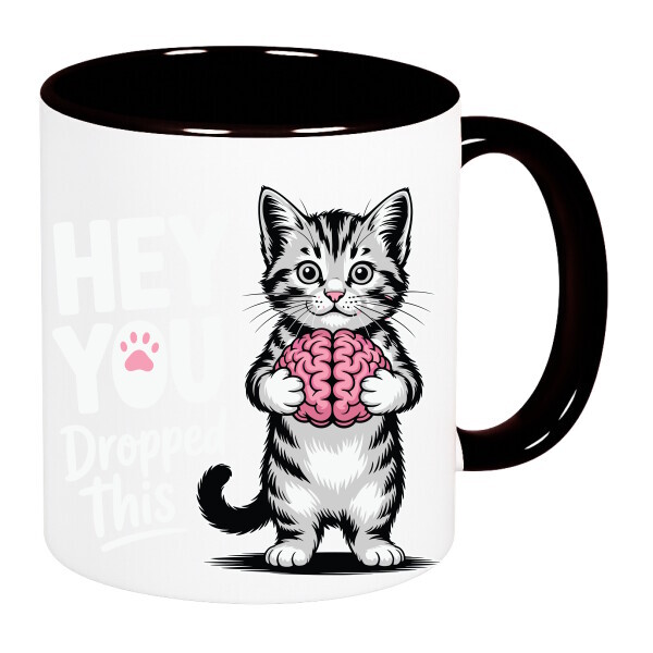 Színes fülű és belsejű bögre