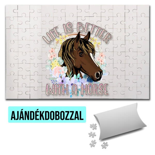 Puzzle - kirakó ajándékdobozzal