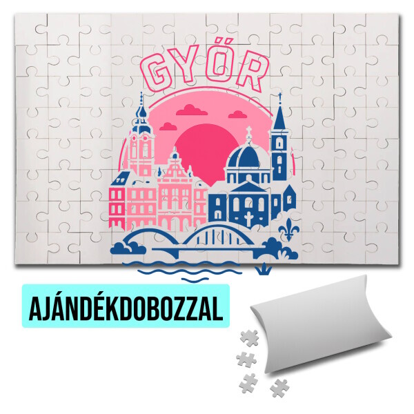 Puzzle - kirakó ajándékdobozzal