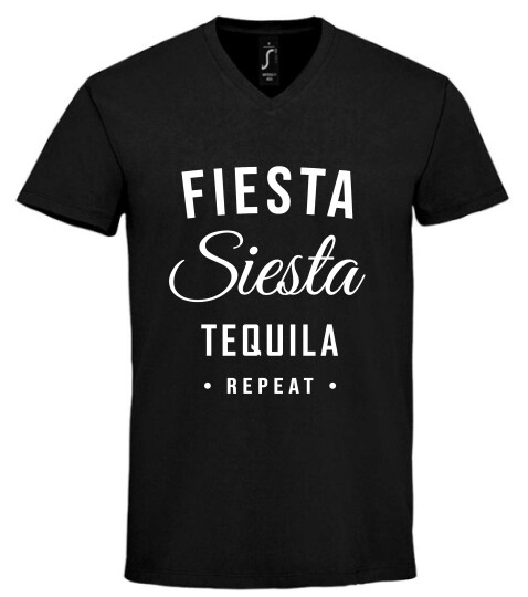 Unisex V nyakú póló