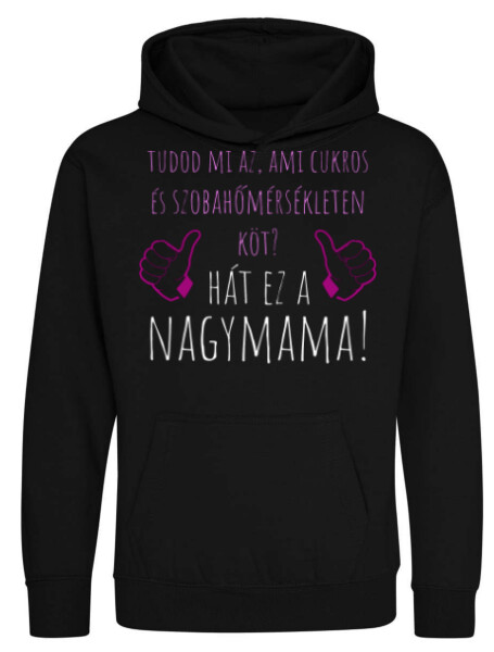 Kapucnis belebújós gyerek pulóver