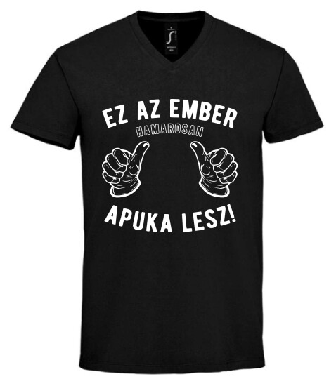 Unisex V nyakú póló