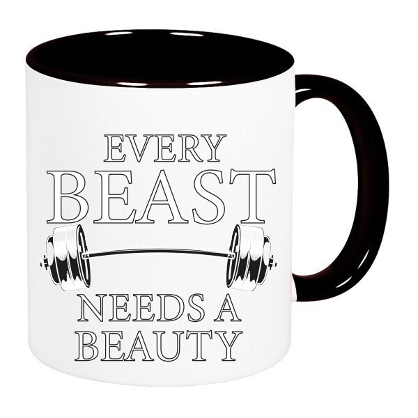 Színes fülű és belsejű bögre