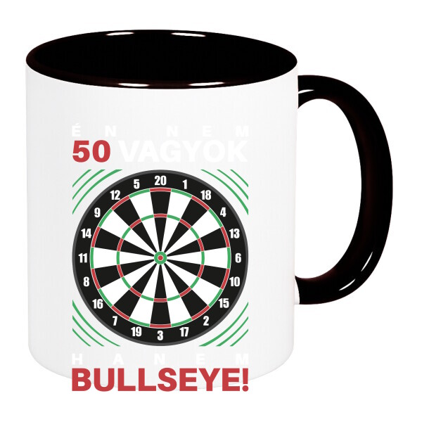 Színes fülű és belsejű bögre