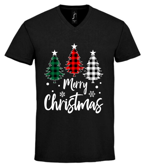 Unisex V nyakú póló