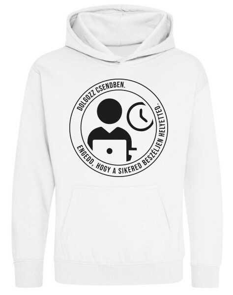 Kapucnis belebújós gyerek pulóver