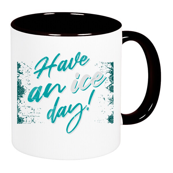 Színes fülű és belsejű bögre