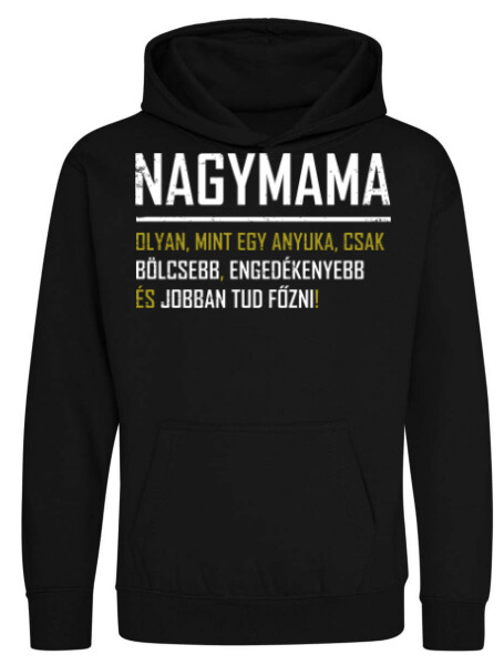 Kapucnis belebújós gyerek pulóver