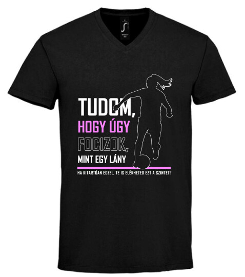 Unisex V nyakú póló