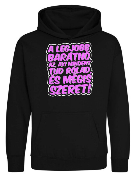 Kapucnis belebújós gyerek pulóver