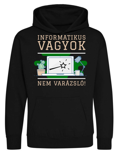 Kapucnis belebújós gyerek pulóver