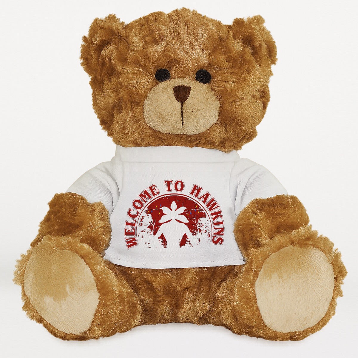 Plüssmaci egyedi pólóval