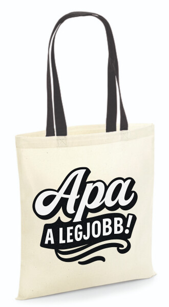 Vászontáska - színes fülű 