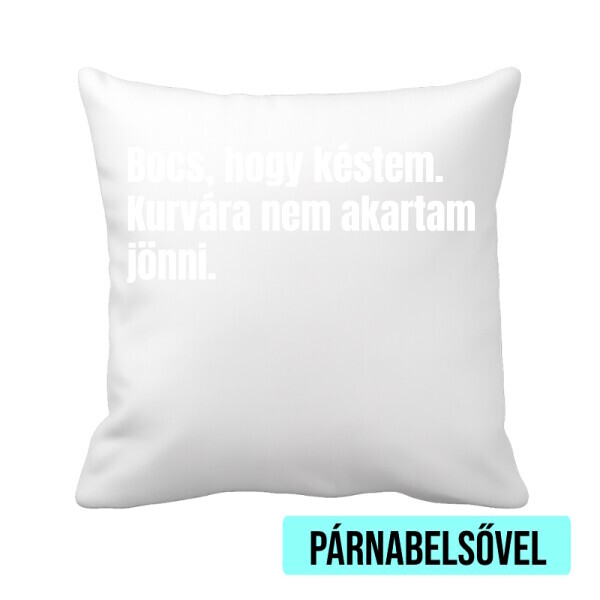 Párnahuzat béléssel