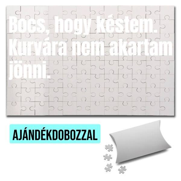 Puzzle - kirakó ajándékdobozzal