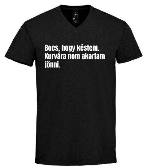 Unisex V nyakú póló