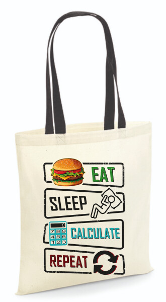 Vászontáska - színes fülű 