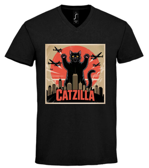 Unisex V nyakú póló