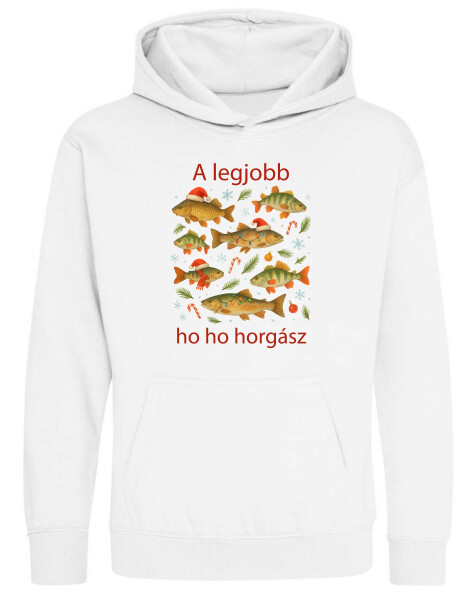 Kapucnis belebújós gyerek pulóver